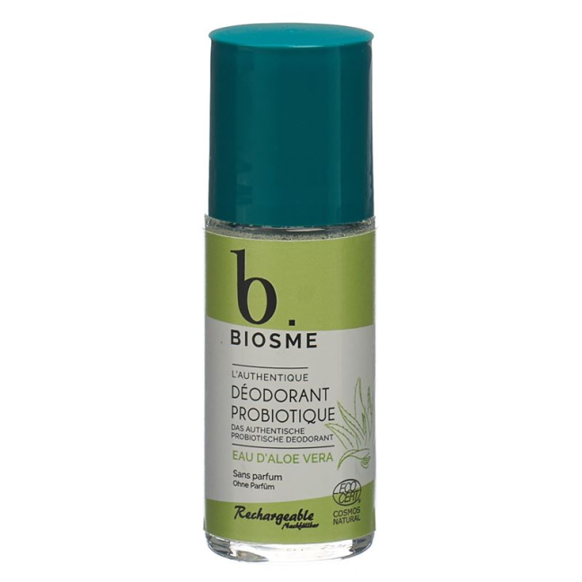 BIOSME Deo probiotisch Roll-on Eau aloe vera - Organic and Natural Deodorant