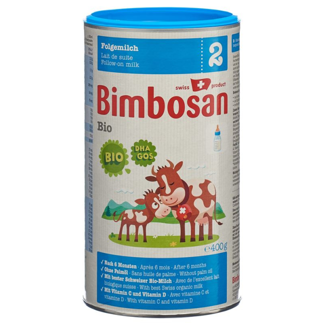 Bimbosan Bio 2 Folgemilch Ds 400гр