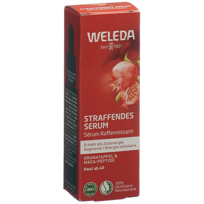 Weleda Straffendes sérum granulesatapfel and Maca-Peptide Pip Fl 30 ml