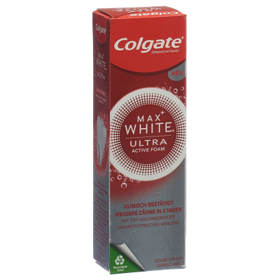 Colgate Max White Ultra Active Foam Zahnpasta 50 מ"ל