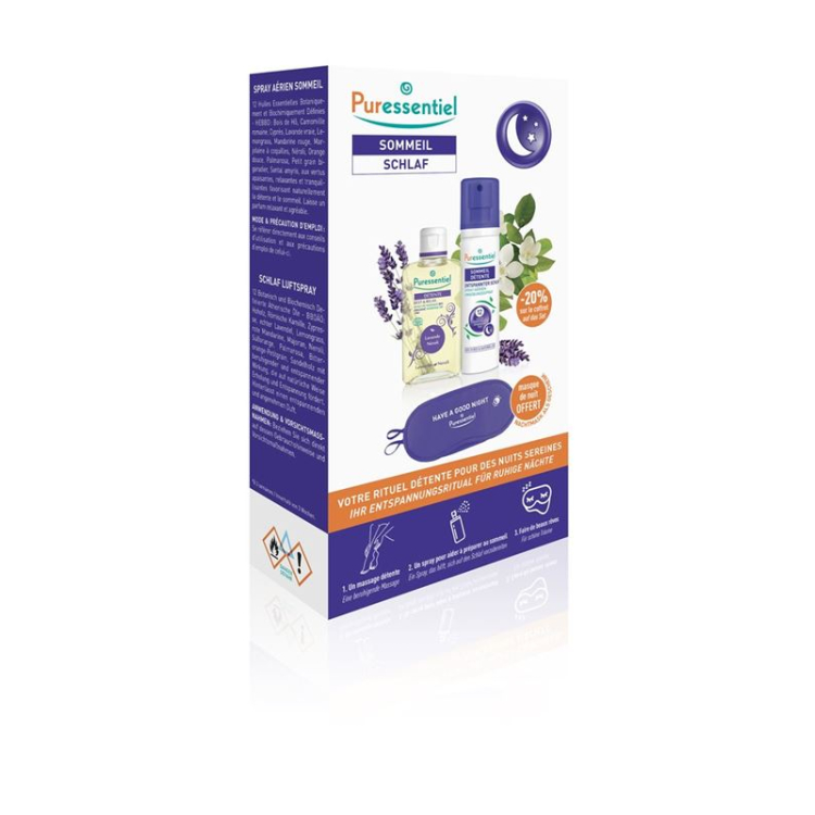 PURESSENTIEL Schlaf 盒子 Schlafspr+Massageöl