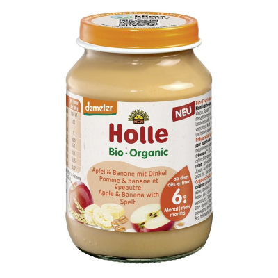 Holle apfel and banane mit dinkel 190g