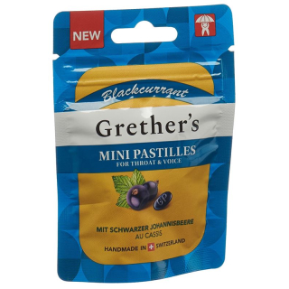 Grethers Pastillen z černého rybízu Btl 110 g