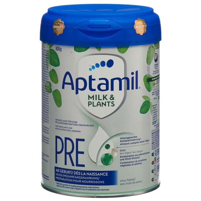 Aptamil Milk & Plants Pre CH Ds 800 г