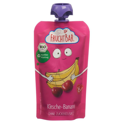 Fruuchtbar fruuchtpüree bio kirsche banane bag 120 גרם