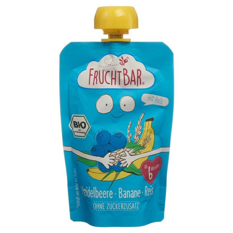 Fruchtbar Fruchtpüree Bio Heidelbeere Banane Reis Btl 100 g