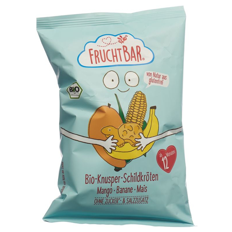 Fruchtbar Knusper Schildkröten Bio Mango Banane Mais bag 30 г