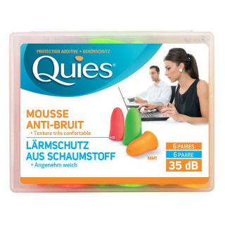 QUIES noise protection made of foam NEON
