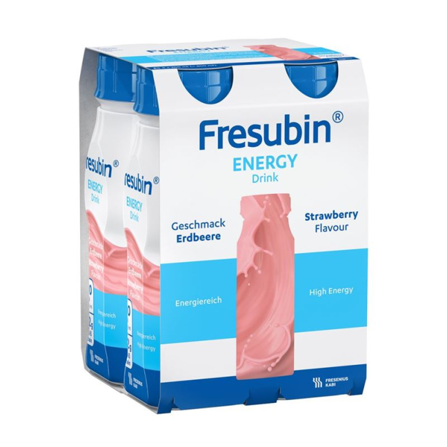 Fresubin Energy DRINK Erdbeere 4 Fl 200 ml