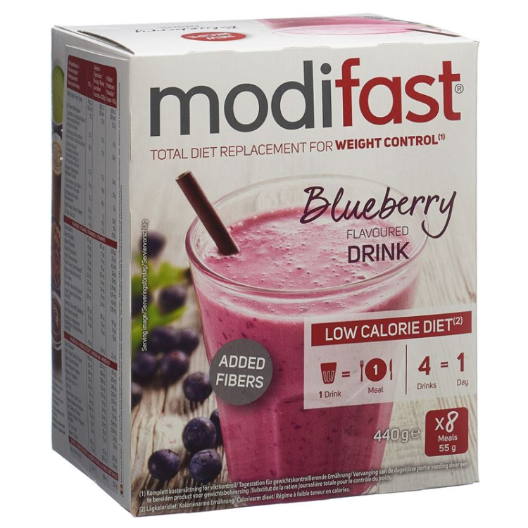 Modifast Drink Jogurt Heidelbeere 8 x 55 g