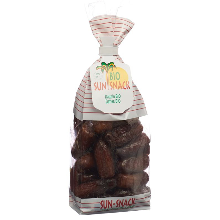 Organic Sun Snack Dates orqanik çuxurlu çanta 200 q