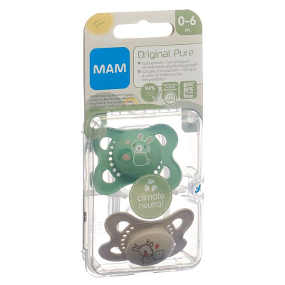 Mam original nuggi pure silicone 0-6m