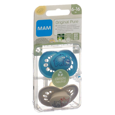 MAM Original Nuggi Pure Rubber 6-16 months