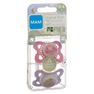 Mam night nuggi pure kautschuk 0-6m