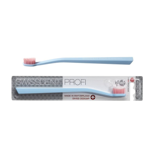 Swissdent Gentle toothbrush light blue/light pink