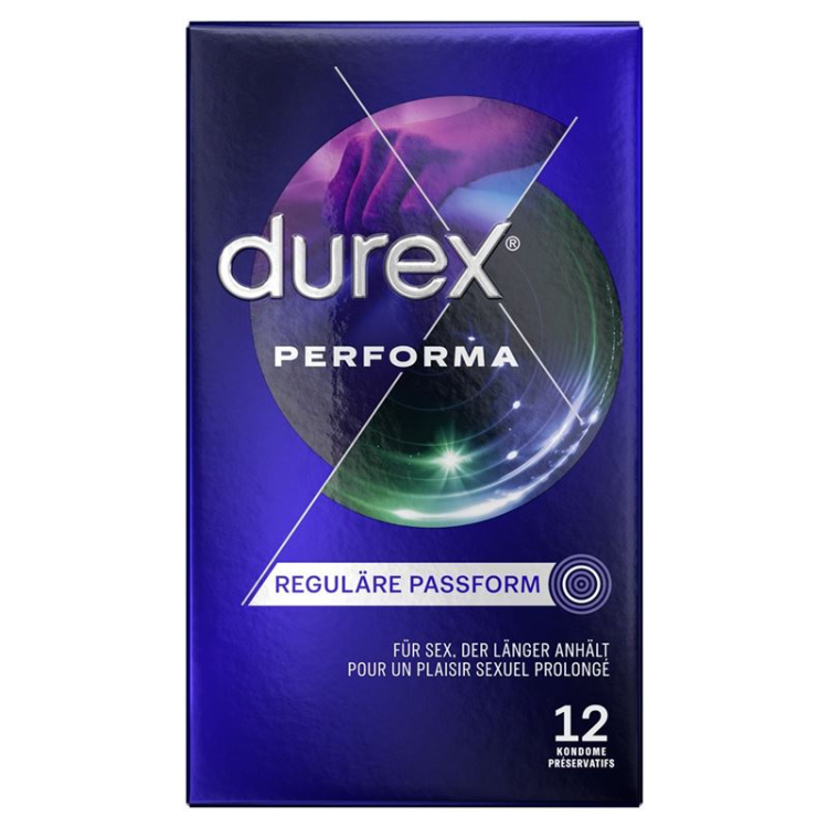 Durex Performa Präservativ für längeren Sex 12 Stk