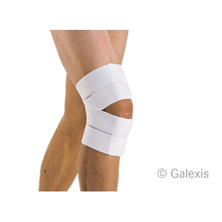 TALE bandaža za koljeno -35cm bijela