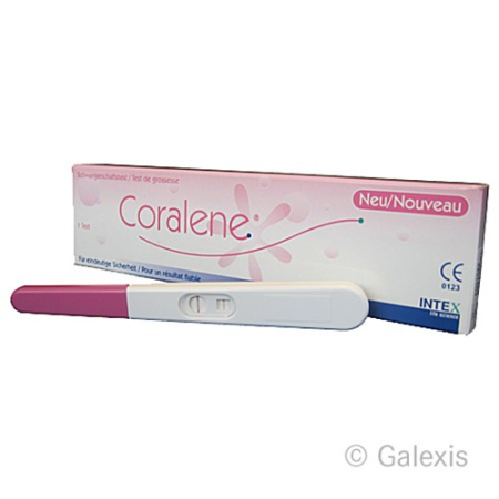 CORALENE pregnancy test