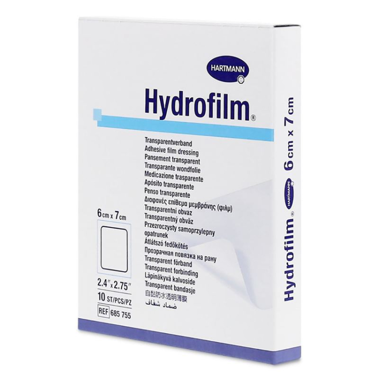 Hydrofilm prozoren povoj 6x7cm 100 kom