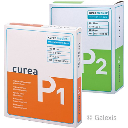 Curea P2 wound pad with wound spacer grid 11x11cm 25 pcs