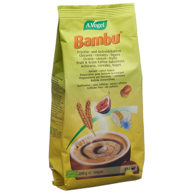 Vogel bambu früchtekaffee instant refill 2 x 200 g