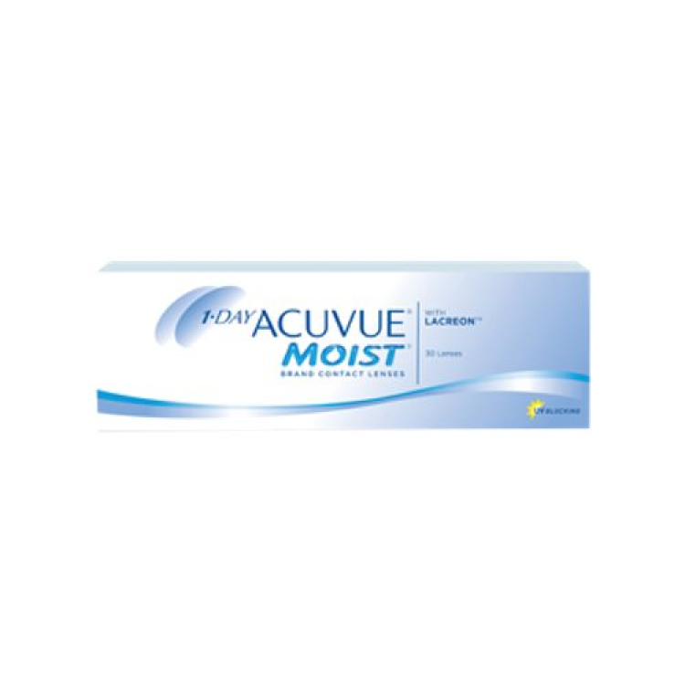 1-Day Acuvue Moist Tag -1.25dpt zakrivljenost (BC) 9,00 30 kom