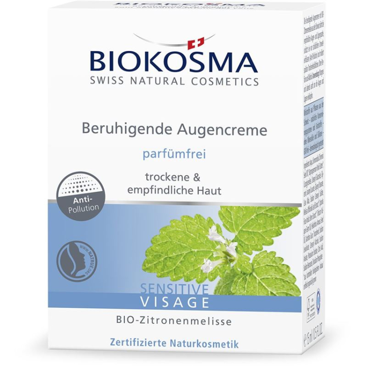 کرم دور چشم حساس Biokosma 15 میلی لیتر