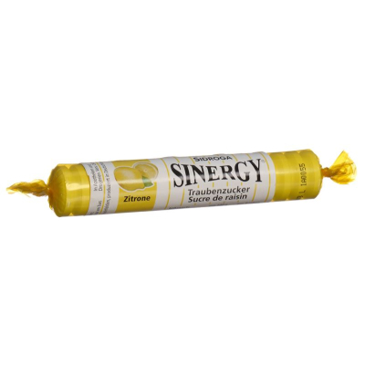 Sinergy traubenzucker zitrone 15 על 40 גרם