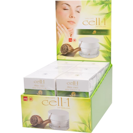 cell-1 display for counters skin care 12 pieces