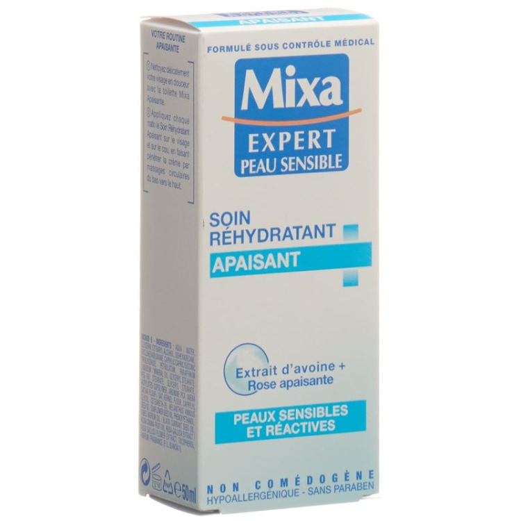 Mixa la crème visage of peaux sensitive Tb 50 ml