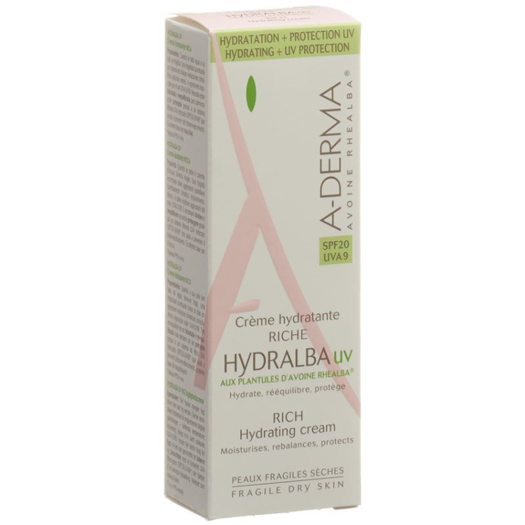 A-DERMA HYDRALBA rich cream UV 40 ml