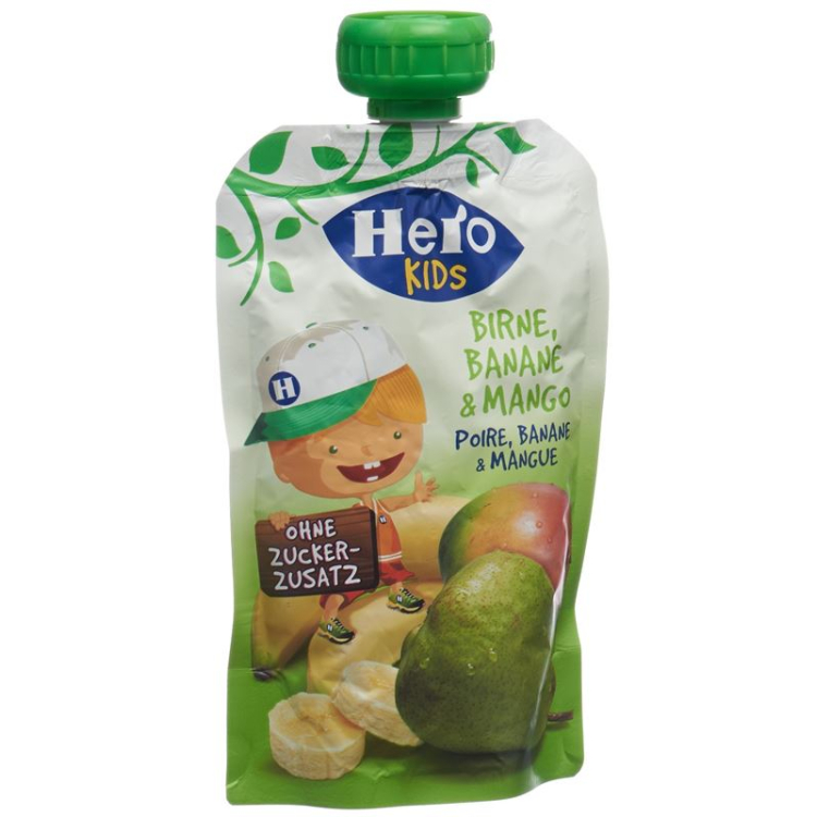 Hero Kids Smoothie pear banana Mango Btl 120 g