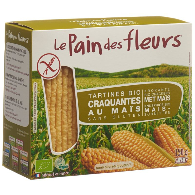 Flower bread corn organic gluten-free 150 g