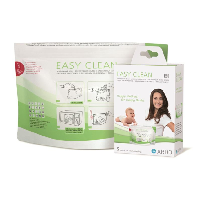 Ardo EASY CLEAN mikrobølgeposer 5 stk