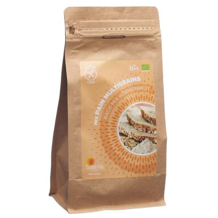 Soleil Vie Multigrain Mix for Bread Ekologisk glutenfri 500 g