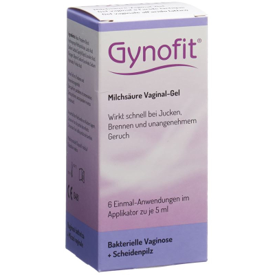 Gynofit milchsäure-gel hüvelygél 6 x 5 ml