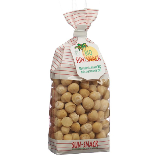 Organic Sun Snack Macadamia Nuts Օրգանական պայուսակ 225 գ