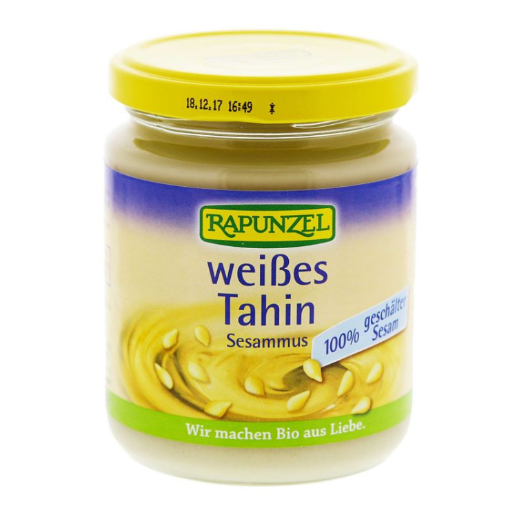 Rapunzel Tahin branco sem sal frasco 250 g