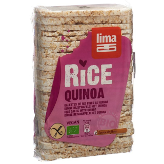 Bolos finos de arroz Lima com quinoa 130 g