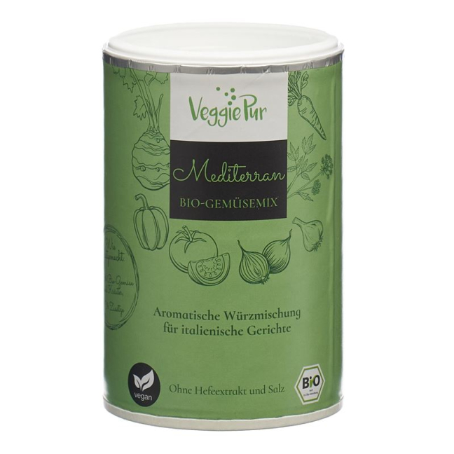 VeggiePur Gemüse-Mix MEDITERRAN 130 克