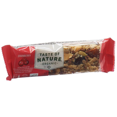 Taste of Nature bars Cranberry 16 x 40 g