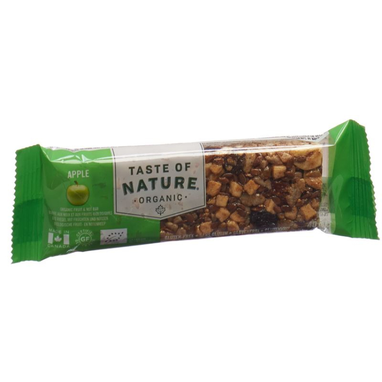 Taste of Nature Bar Apple 16 x 40 ក្រាម។