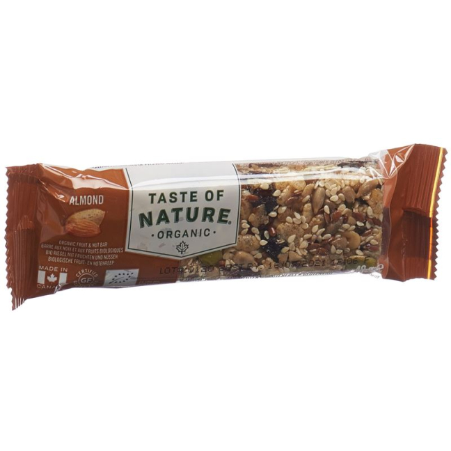 Taste of Nature Bar Almond 16 x 40 ក្រាម។