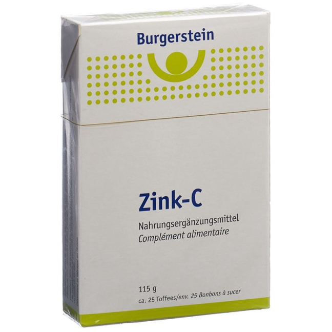 Іриски Burgerstein Zinc-C 115г