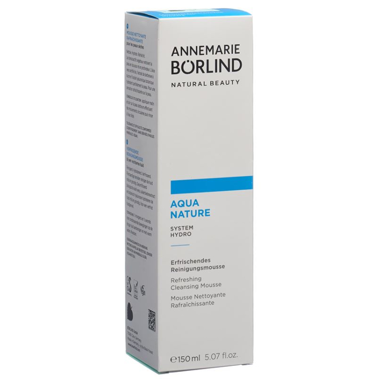 Börlind Aquanature Cleansing Mousse Forfriskende 150 ml