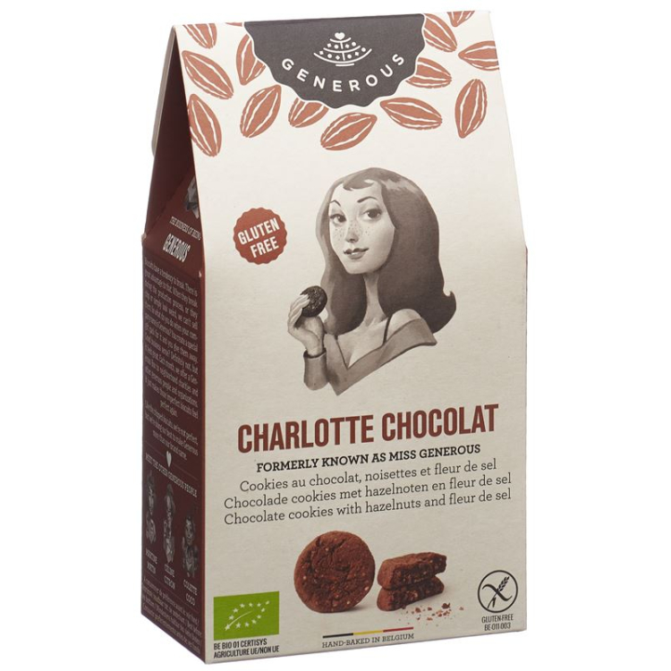 Generous Charlotte Chocolat Biscuit Gluten Free 120 g