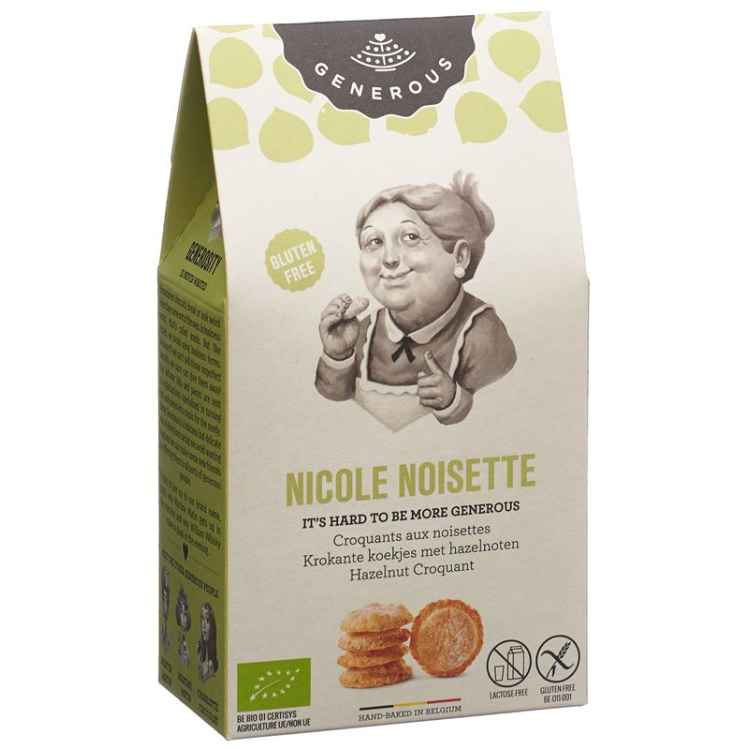 Generous Nicole Noisette Biscuit gluten free 100 g