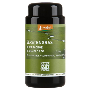 Viên cỏ lúa mạch NaturKraftWerke 400 mg Demeter 250 chiếc