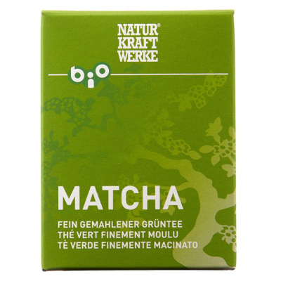 Naturkraftwerke matcha finmalt økologisk grønn te 30 g