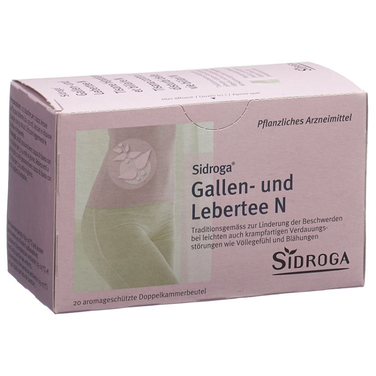 Sidroga Gallen- und Lebertee N 20 Btl 2g